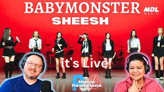 BABYMONSTER "Sheesh" ("It's LIVE" Performance Video) | Couples Reaction!