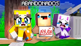 NADIE nos ADOPTA en MINECRAFT 😭🍼 Michi Miau con BEBE NOOB y Capitan Winki