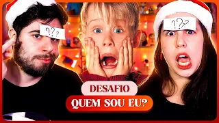 DESAFIO QUEM SOU EU VERSÃO NATALINA COM MEU NOIVO! Ft Jean Garrau