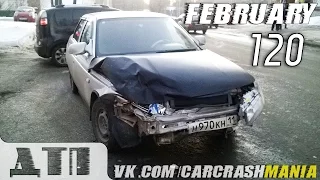 Подборка Аварий и ДТП от 28.02.2015 Февраль 2015 (#120) / Car crash compilation February 2015