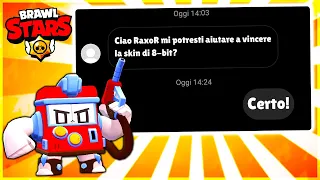 RaxoR mi Aiuti a Vincere la Skin V8-8BIT? | Brawl Stars