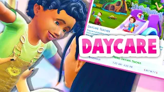 Must Have PLAYABLE DAYCARE Career In The Sims 4! FREE Download + Link (Mod)