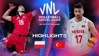 🇵🇱 POL vs. 🇹🇷 TUR - Highlights | Week 2 | Men's VNL 2024