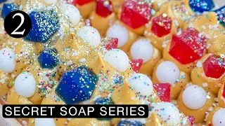 Gems & Pearls Cold Process Soap Making | Secret Soap 2 | #SecretSoapSeries2019 | Royalty Soaps