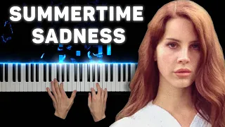 Lana Del Rey - Summertime Sadness | Piano cover