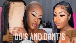 DO'S AND DONT'S & TIPS ON INSTALLING A LACE FRONTAL WIG | SO CHAR