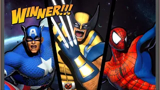 ULTIMATE MARVEL VS. CAPCOM 3 Captain America Spider Man Wolverine Arcade Mode