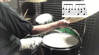 Ozzy Osbourne's "Crazy Train" drum cover/ lesson