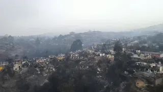 Aerials show magnitude of destruction from Chile's fire