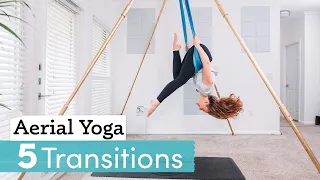 Aerial Yoga Class | 5 Basic Aerial Yoga Transitions