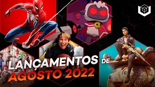 Lançamentos de games de AGOSTO 2022 - Calendário VOXEL