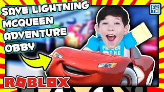 Save Lightning McQueen Adventure Roblox Obby