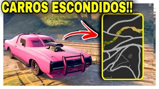 🔥Donde encontrar CARROS de LUJO en GTA 5 - Ubicaciones de Coches Deportivos GTA V Modo Historia