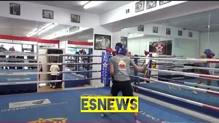 Ryan Garcia Age 17 sparring Juan Funez EsNews Boxing