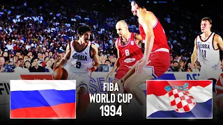 Russia 🇷🇺 vs Croatia 🇭🇷 | SEMI-FINAL | Classic Full Games - FIBA Basketball World Cup 1994