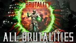 MK1 Quan Chi ALL Brutalities on himself | Mortal Kombat 1 [4K 60ᶠᵖˢ ✔]