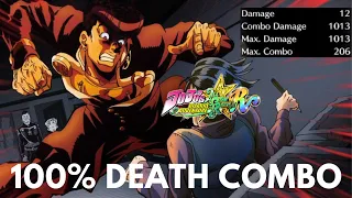 Jojo’s All Star Battle R - Josuke Part 4 100% T.O.D Combo