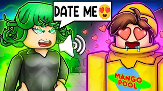 TROLLING My FRIEND With a TATSUMAKI VOICE CHANGER... (Roblox The Strongest Battlegrounds)