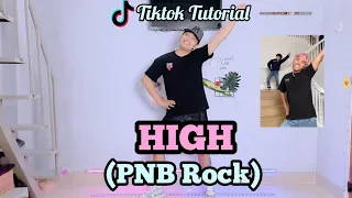 HIGH (PNB Rock) Dance Challenge Tiktok Tutorial Easy Step by step for Beginners