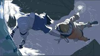 [AMV] naruto vs sasuke  (kid)  - skillet-  monster