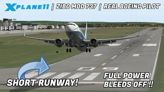 REAL BOEING 737 PILOT | FULL POWER (Bleeds Off) Short Runway Take off Tutorial