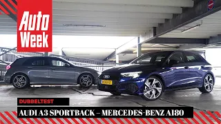 Audi A3 Sportback vs. Mercedes-Benz A180 - AutoWeek Dubbeltest - English subtitles