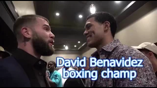 (EPIC) David Benavidez & Caleb Plant Faceoff Maybe Fight Of The Year  EsNews Boxing