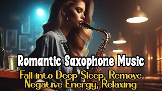 Deep Sleep Within 10 Minutes , Relief Stress, Relaxing | Romantic Saxophone Music and Rain Sound