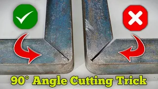 Secret Angle Iron 90° Cutting Trick