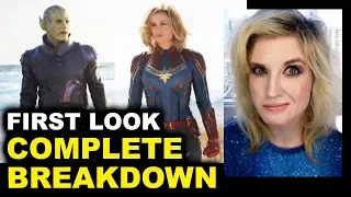 Captain Marvel FIRST LOOK Reaction & Breakdown