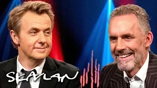 «OH, GOD!» Jordan B. Peterson struggles to answer dilemmas | SVT/TV 2/Skavlan