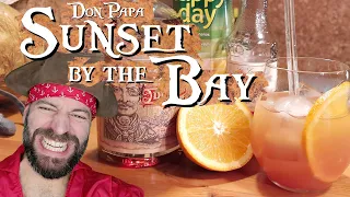 Don Papa Rum Signature Cocktail 🍹 Sunset by the Bay