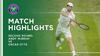 Andy Murray vs Oscar Otte | Second Round Highlights | Wimbledon 2021