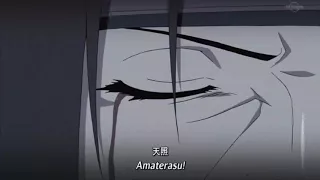 Itachi Uses Amaterasu against Sasuke 720p HD