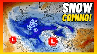 Widespread Snow Chances Across Europe as Colder Air Sweeps in! | Major Storm for the U.S