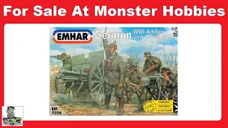 Monster Hobbies - EMHAR 1/72nd Scale WWI German Infantry with Tank Crew Commercial