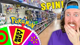 Spin The Wheel & Find Pokemon Cards at ONLY the Stores It Lands On!