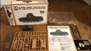 🪖💥1/72 scale WW2 tank model kit review 💥 German Panzer I Command Tank🔥S-Models Panzerbefehlswagen 🔥🪖