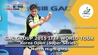 Korea Open 2015 Highlights: HAMAMOTO Yui vs MAEDA Miyu U21 (FINAL)
