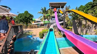 🙈 The Grey Screw Water Slide 💦 at Black Mountain Waterpark 🇹🇭