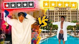 WORST Reviewed Hotel vs BEST Reviewed Hotel! *disgusting*