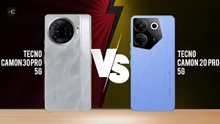 Tecno Camon 30 Pro 5G Vs Tecno Camon 20 Pro 5G - Comparison of Specs and Design