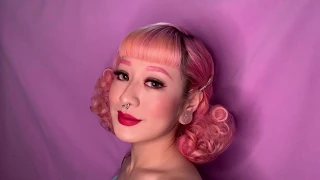 不用電棒也能做出的道地復古髮型! Vintage wet set by Miss Alice Meow