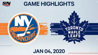 NHL Highlights | Islanders vs Maple Leafs - Jan. 04, 2020