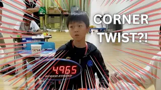 Cubing Prodigy Wang Yiheng Achieves Impressive Average Time in Mind-Blowing Solve!