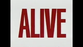 "Alive" VHS Movie Trailer (1993)