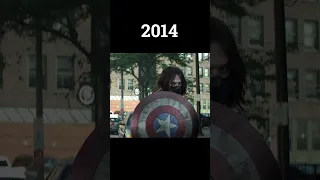 Evolution Of Falcon, Winter Soldier, And Captian America #shorts #evolution