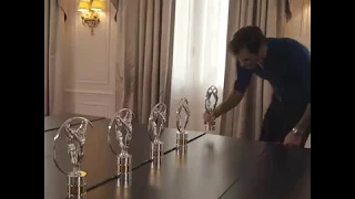 Roger Federer and Benedict Cumberbach (Sherlock Holmes) Playing Table Tennis