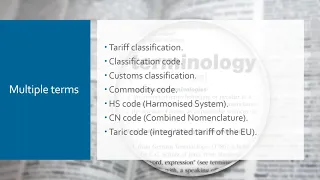 Customs 101: A novice's guide to classification