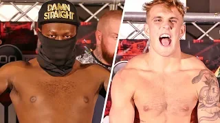 Deji vs Jake Paul KEPT APART | OFFICIAL WEIGH IN | Boxing